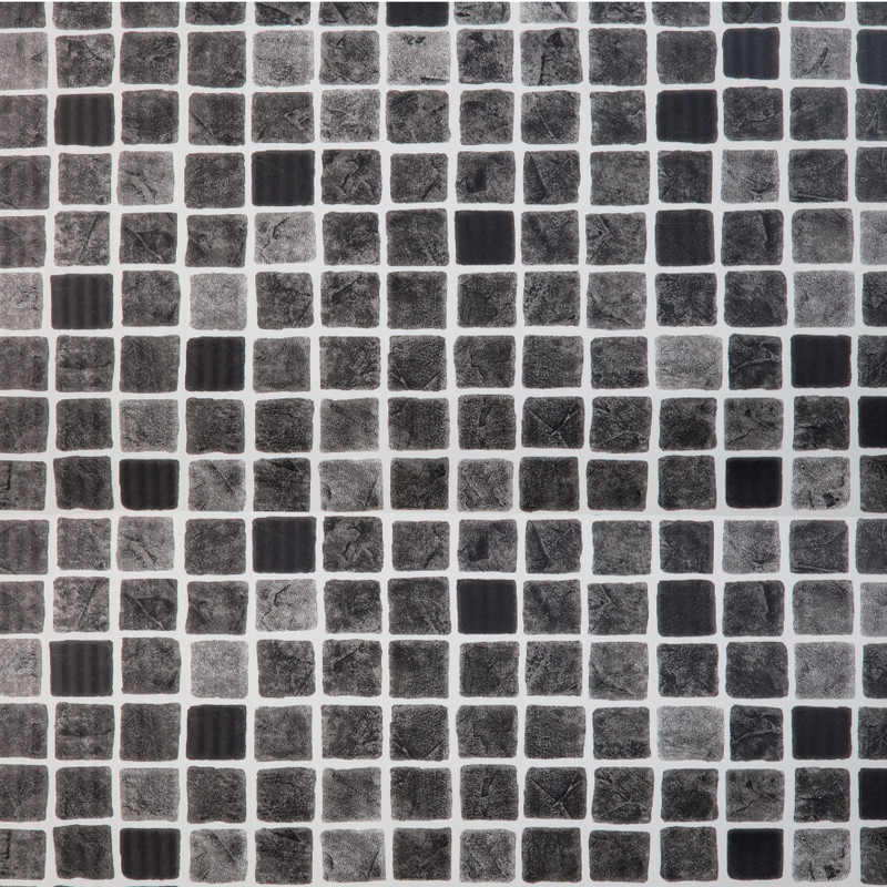 Membrane armée 150/100e marbella noir Design imprimées vernies 1,65m x 25m en rouleau