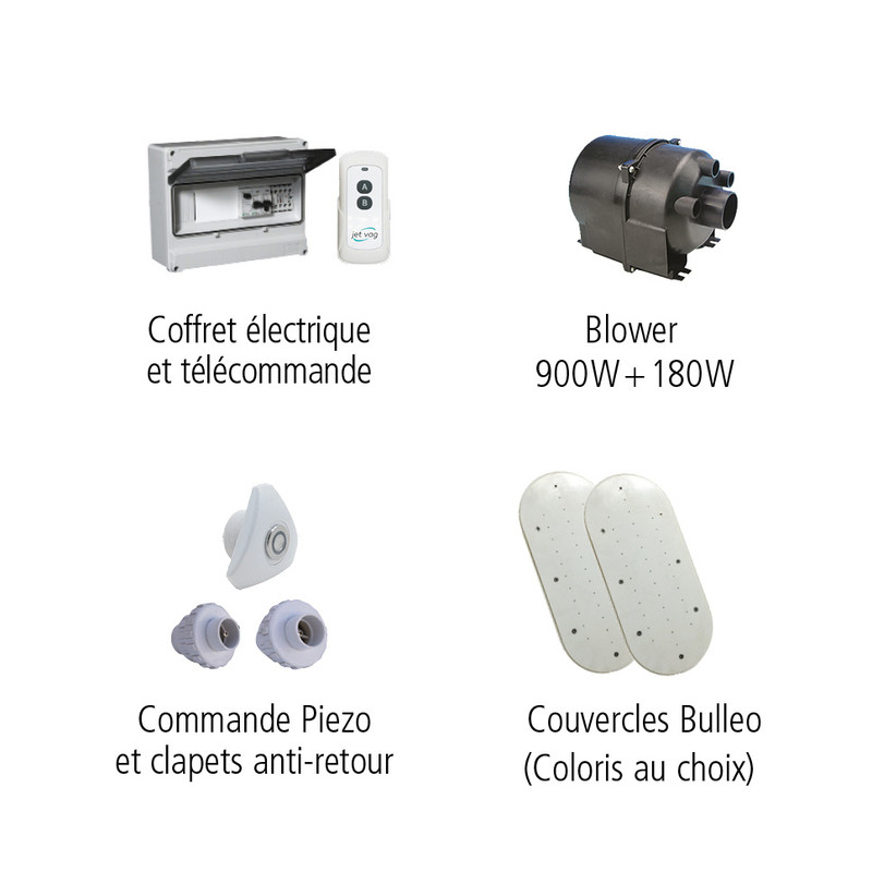 Kit balnéo Effervescence inox – Image 2