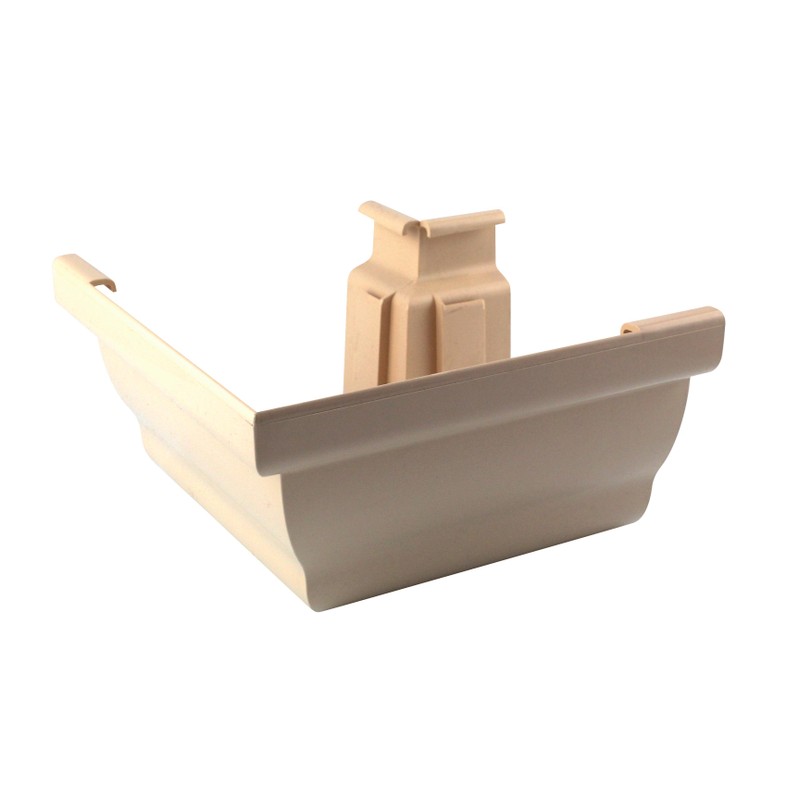 Angle extérieur gouttière carrée 90° C140 sable