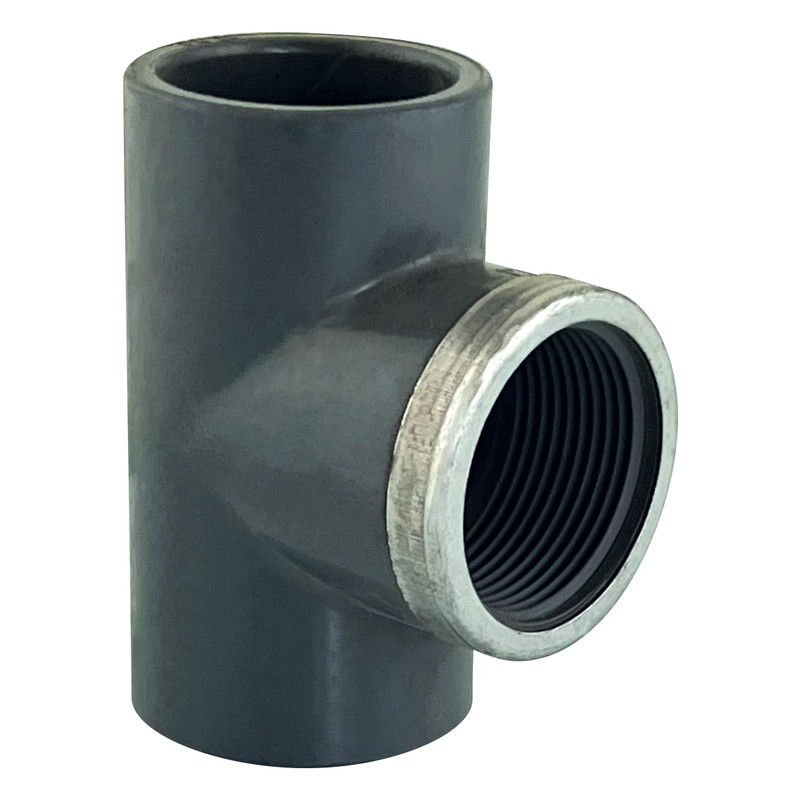 Té mixte renforcé PVC pression 90°